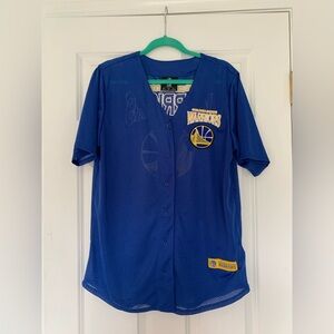 NBA Golden State Warriors Baseball Style Jersey | Rare Find Size Medium